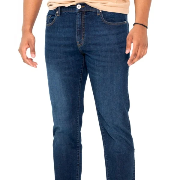 Alamo Stretch Slim Fit Jeans for Men - Classic Denim with 5 Pockets