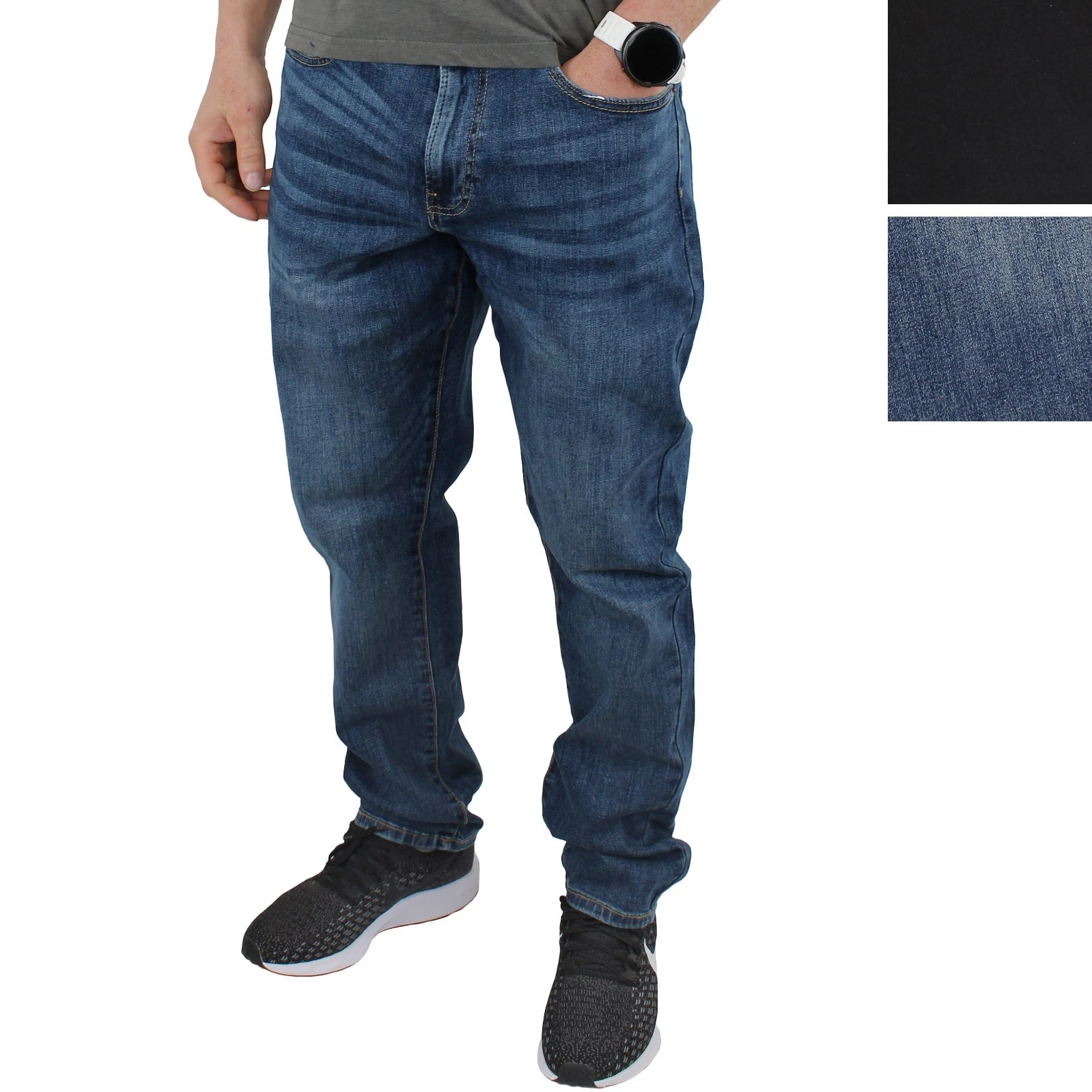 Lucky Brand Men's 412 Jeans Athletic Slim Fit Pants, 5 Pocket, Mid Rise Stretch