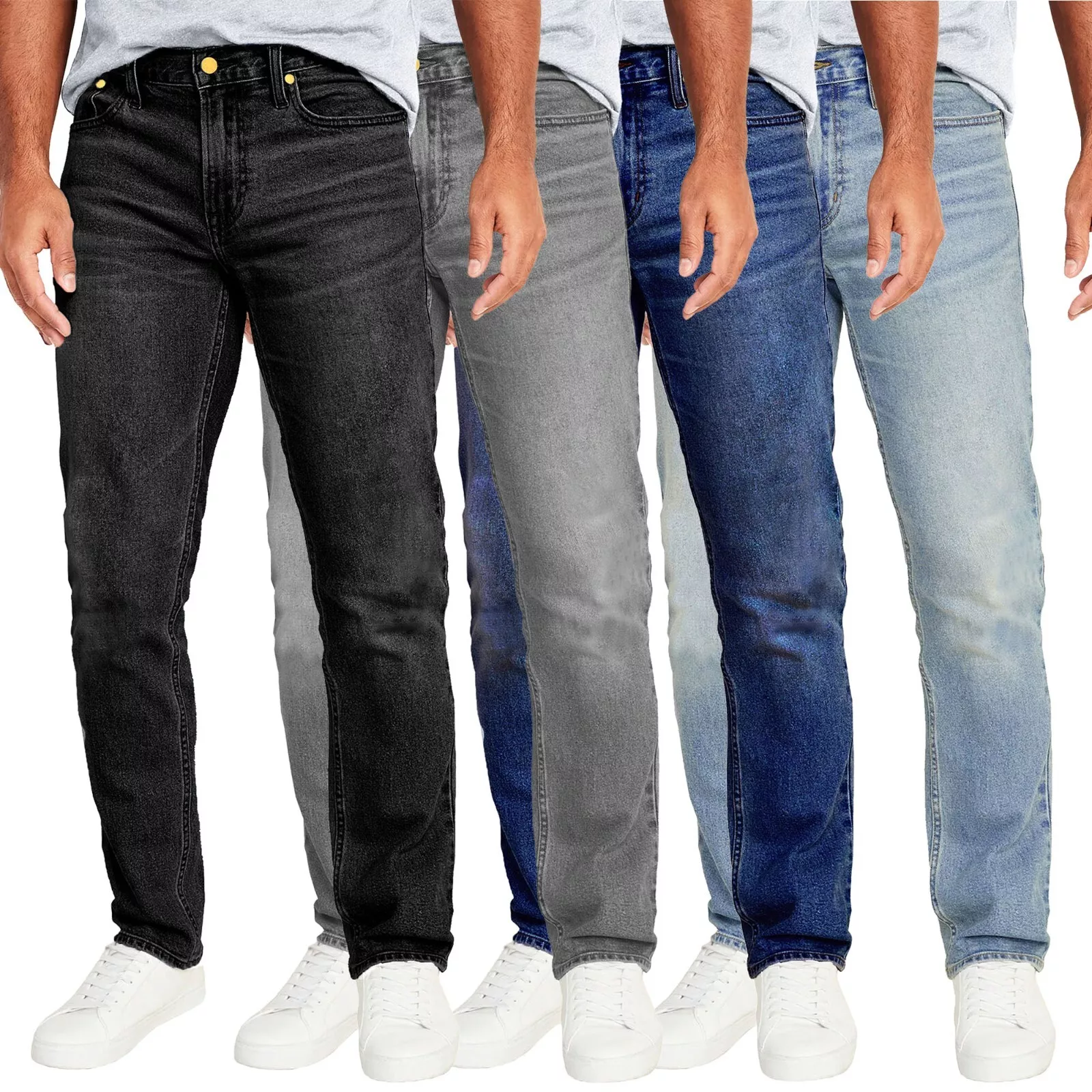 Men's Flex Stretch Slim Straight Jeans 31