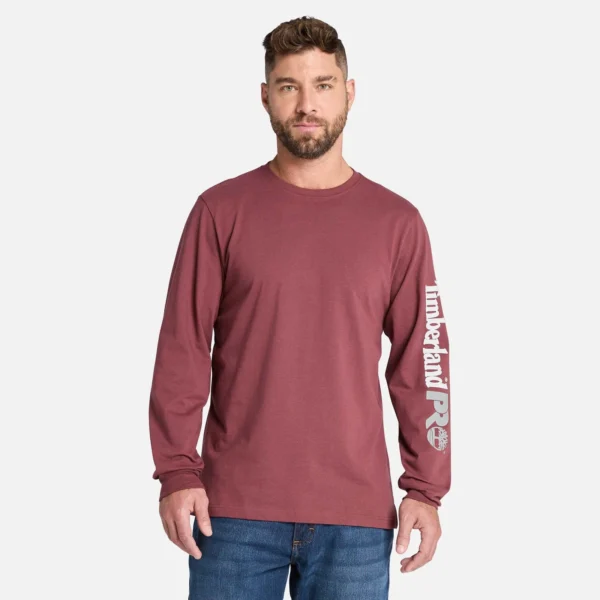 Men's Timberland PRO Core Logo Long-Sleeve T-Shirt