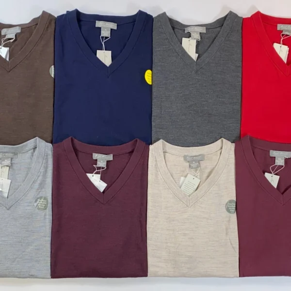 Men's Daniel Cremieux Signature Collection Merino Wool V-Neck Sweater Vest New