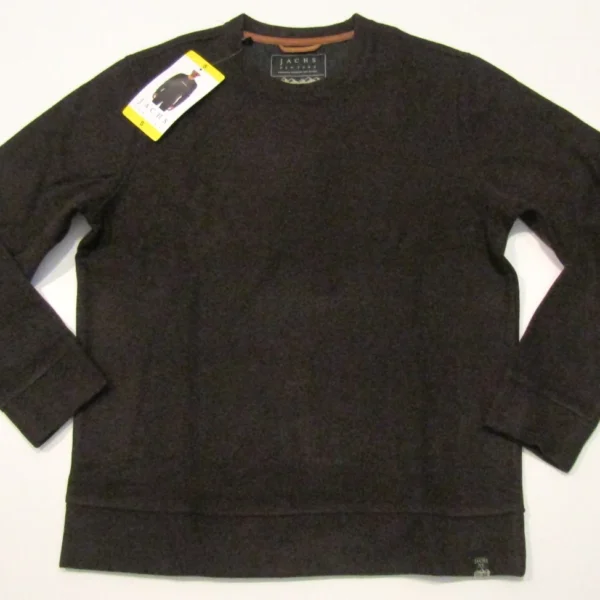 JACHS NEW YORK Brown Wool Blend Soft Long Sleeve Crewneck Sweater Large L NWT