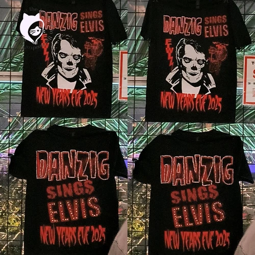 Danzig Sings Elvis New Years Eve 2025 Merch T-shirt All Size
